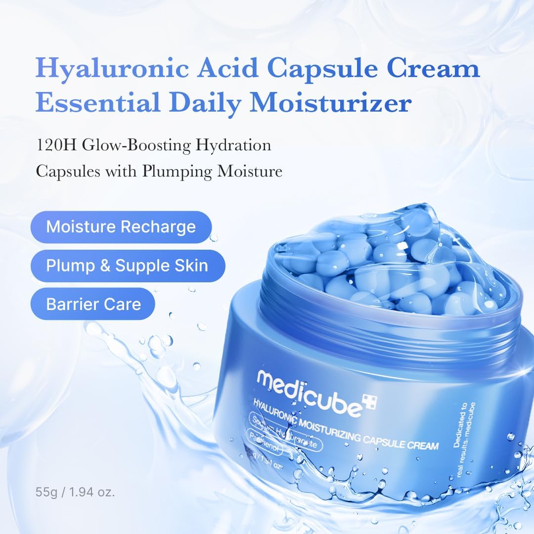 Medicube – Hyaluronic Moisturizing Capsule Cream | Crema Idratante K-Beauty
