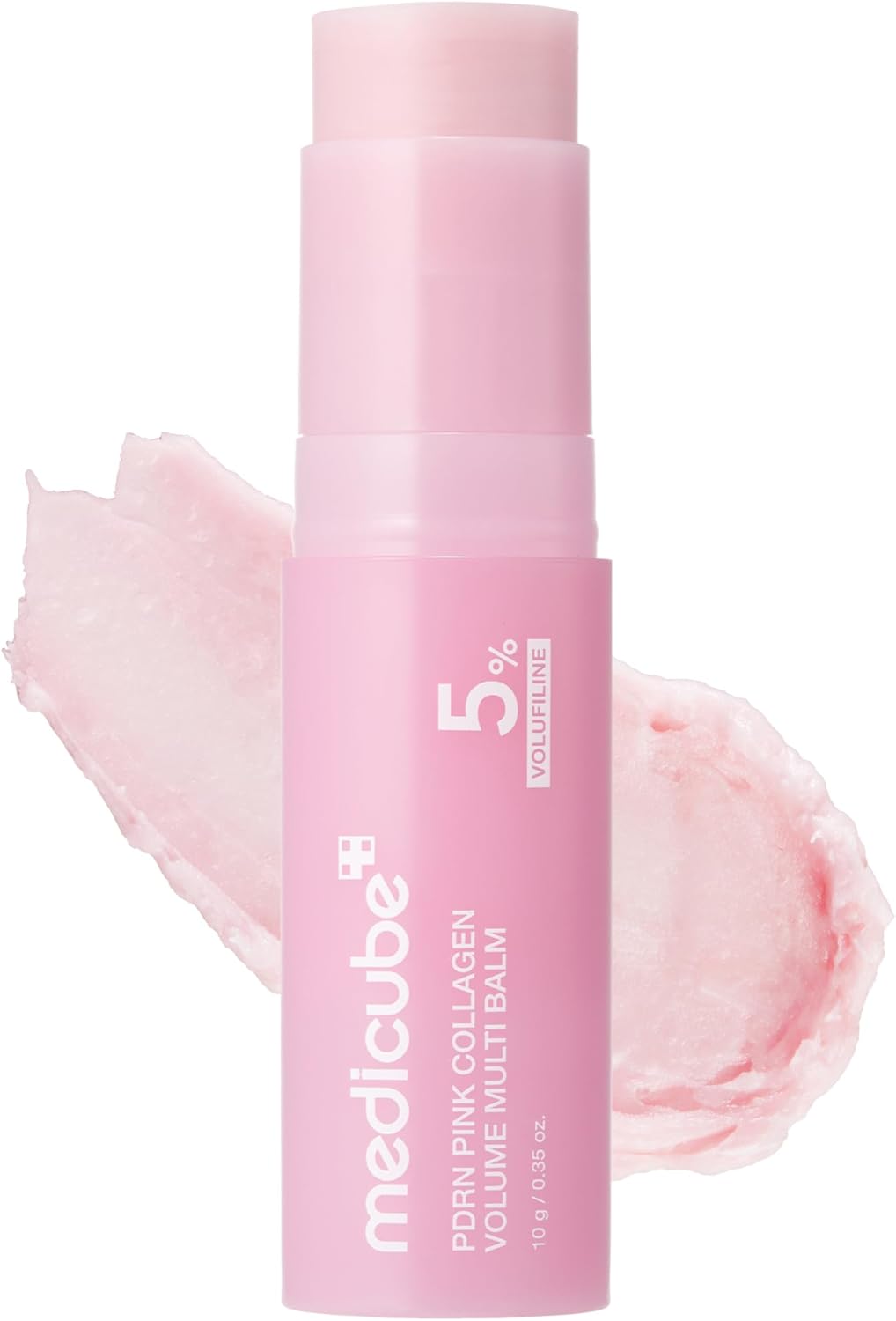 medicube PDRN Pink Collagen Volume Multi Balm Stick | PDRN, NAD e Collagene, Balsamo Multiuso Stick per Viso, Occhi & Collo, Effetto Volumizzante e Rassodante, Skincare Coreana