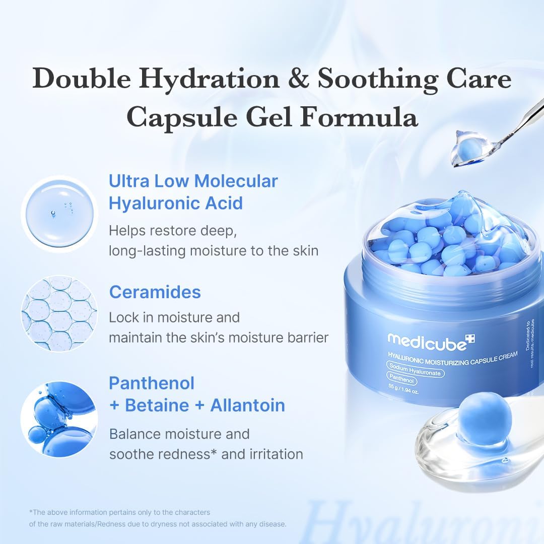 Medicube – Hyaluronic Moisturizing Capsule Cream | Crema Idratante K-Beauty