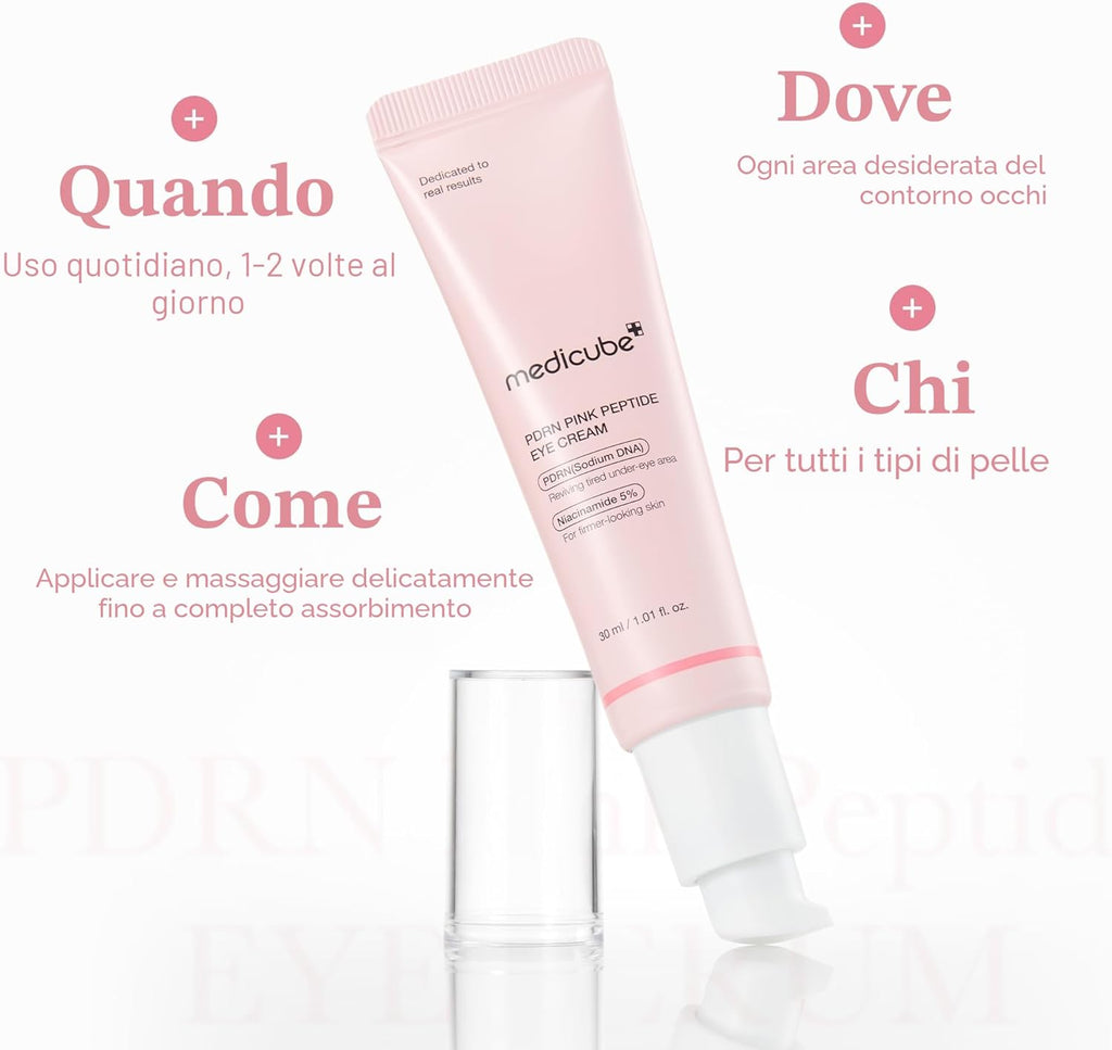 Medicube Eye Serum PDRN Salmone & Pink Peptides — Contorno Occhi Anti-Età