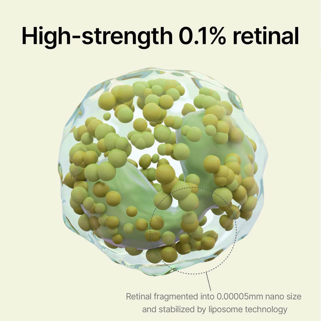 Crema viso anti-età Celimax Retinal Shot Tightening Booster, crema viso rassodante e illuminante con retinolo.