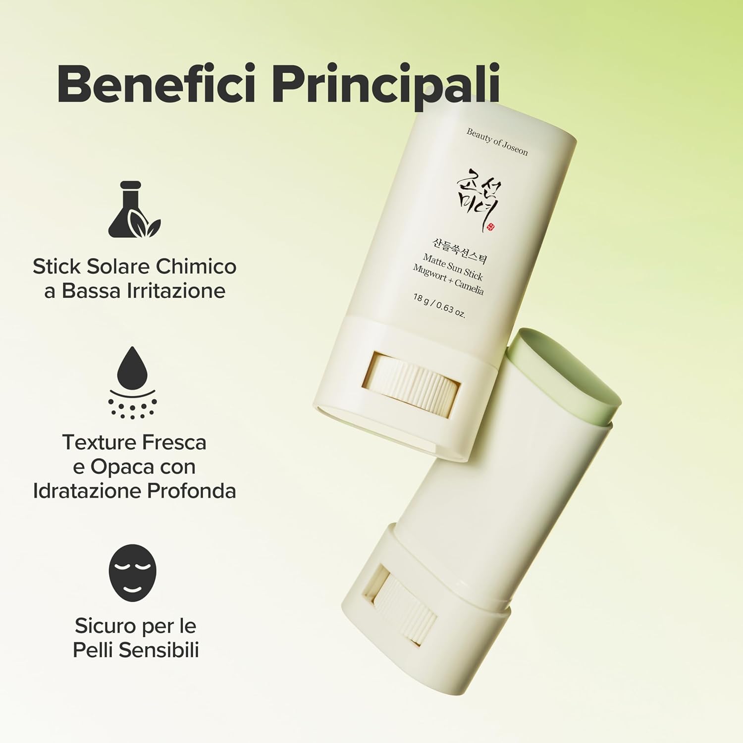 Beauty of Joseon – Matte Sun Stick SPF50+ | Solare Viso Opacizzante K-Beauty