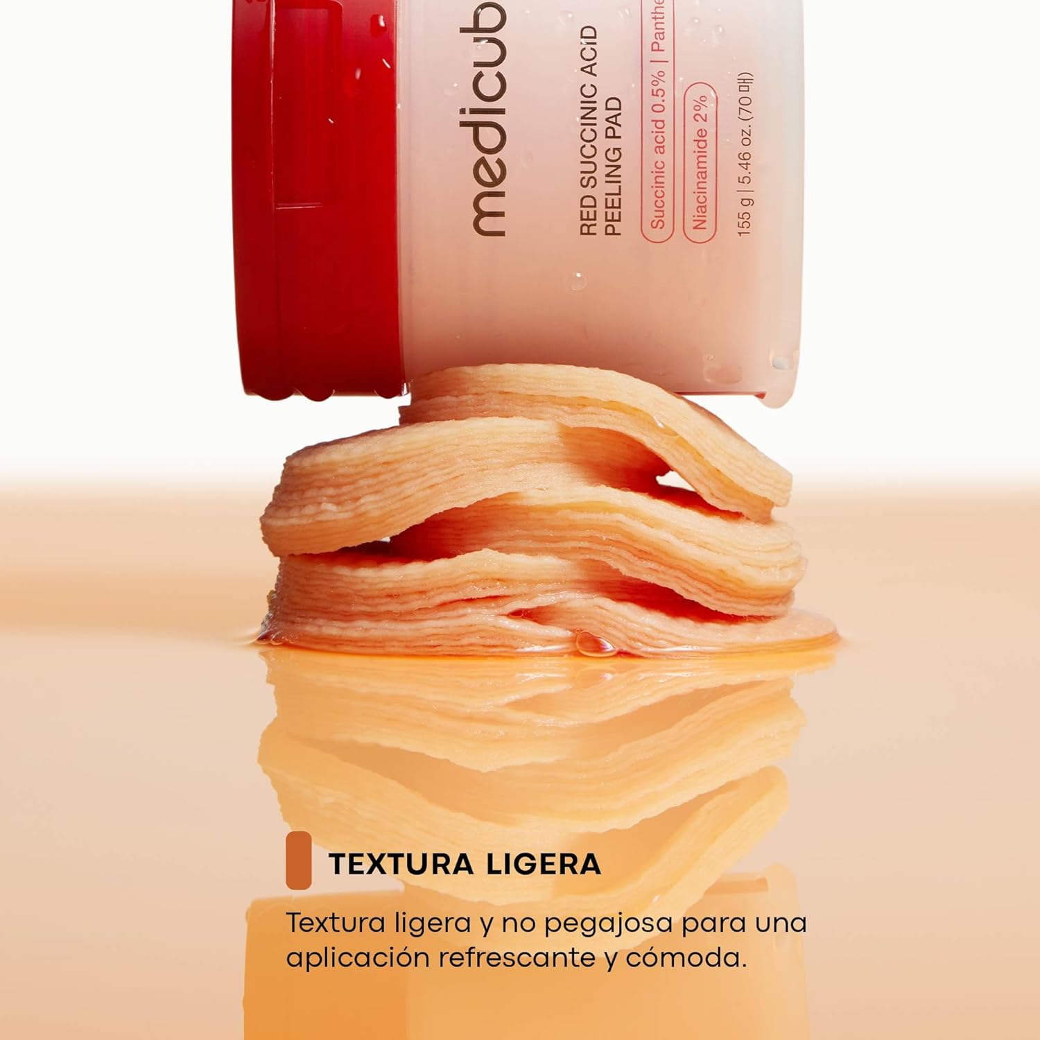 Medicube – Red Succinic Acid Peeling Pad | Pad Esfolianti K-Beauty
