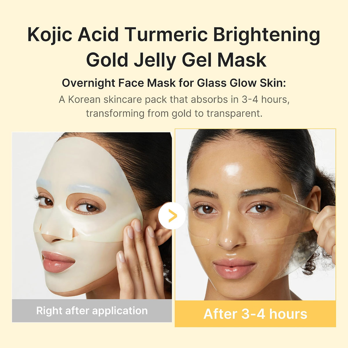 1 pezzo di Maschera Gel Notte Acido Kojico & Curcuma — Glass Skin Overnight Mask