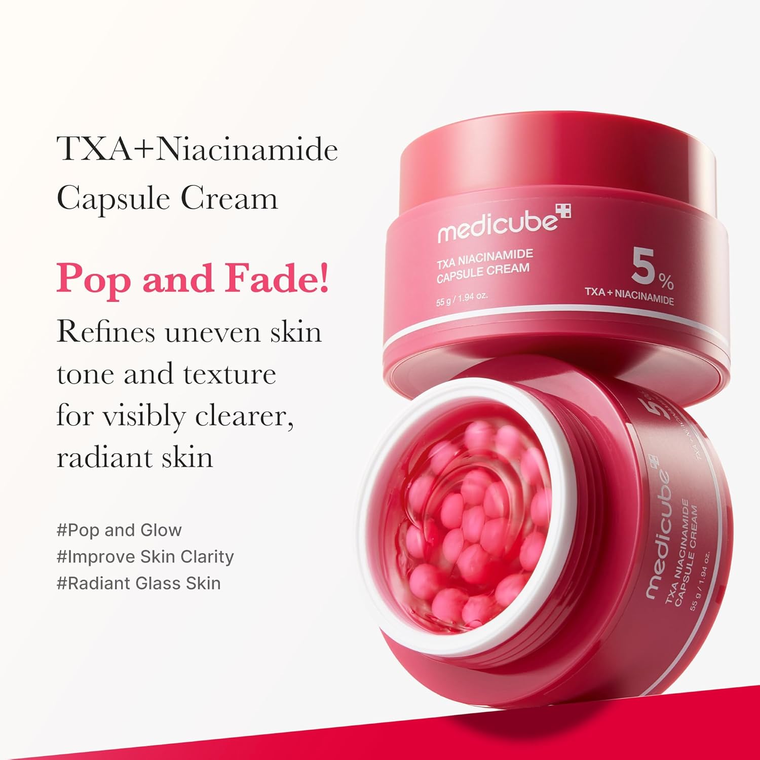 Medicube – TXA + Niacinamide Capsule Cream 55ml | Crema Schiarente K-Beauty