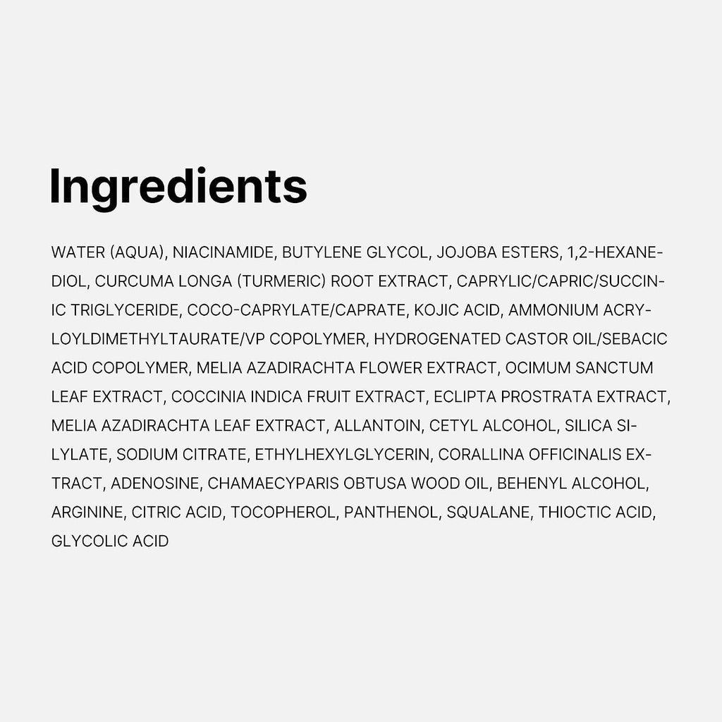 Medicube Kojic Acid, Turmeric & Niacinamide Serum — Siero Illuminante Anti-Macchie