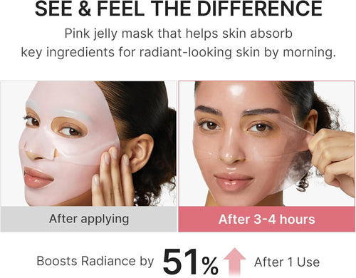 1 pezzo di Maschera Hydrogel PDRN Salmone & Collagene — Glass Skin Coreana Overnight