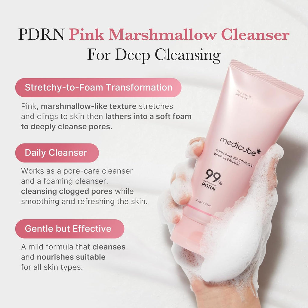 Medicube – PDRN Whip Cream | detergente viso K-Beauty