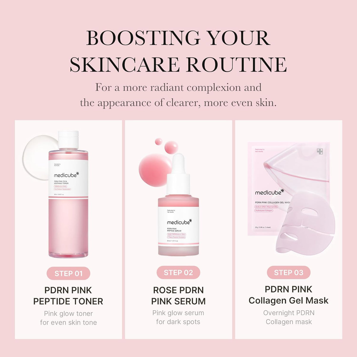Medicube PDRN Salmon DNA & CICA Soothing Toner — Tonico Lenitivo Anti-Rossore