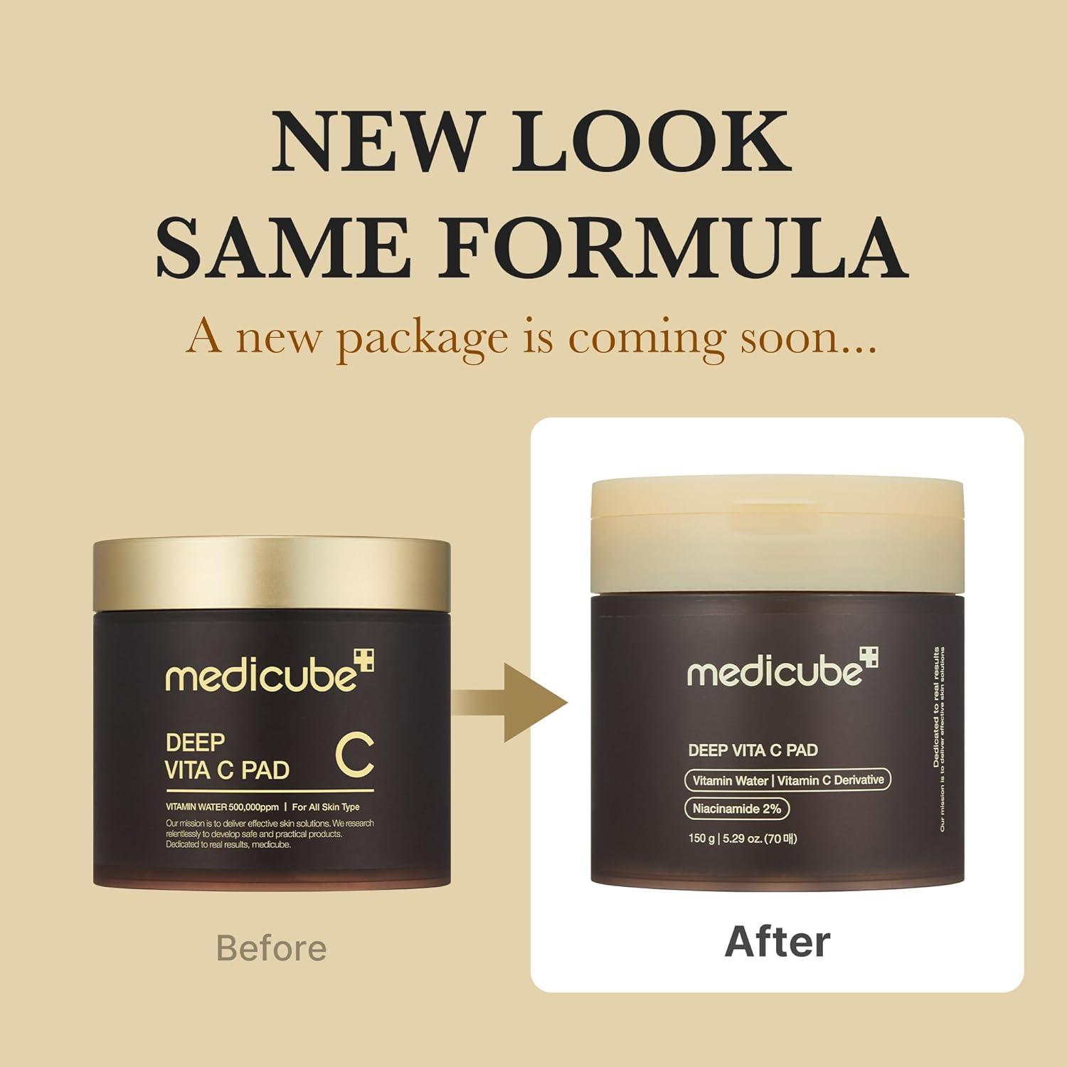 Medicube – Deep Vita C Pad | Pad alla Vitamina C K-Beauty