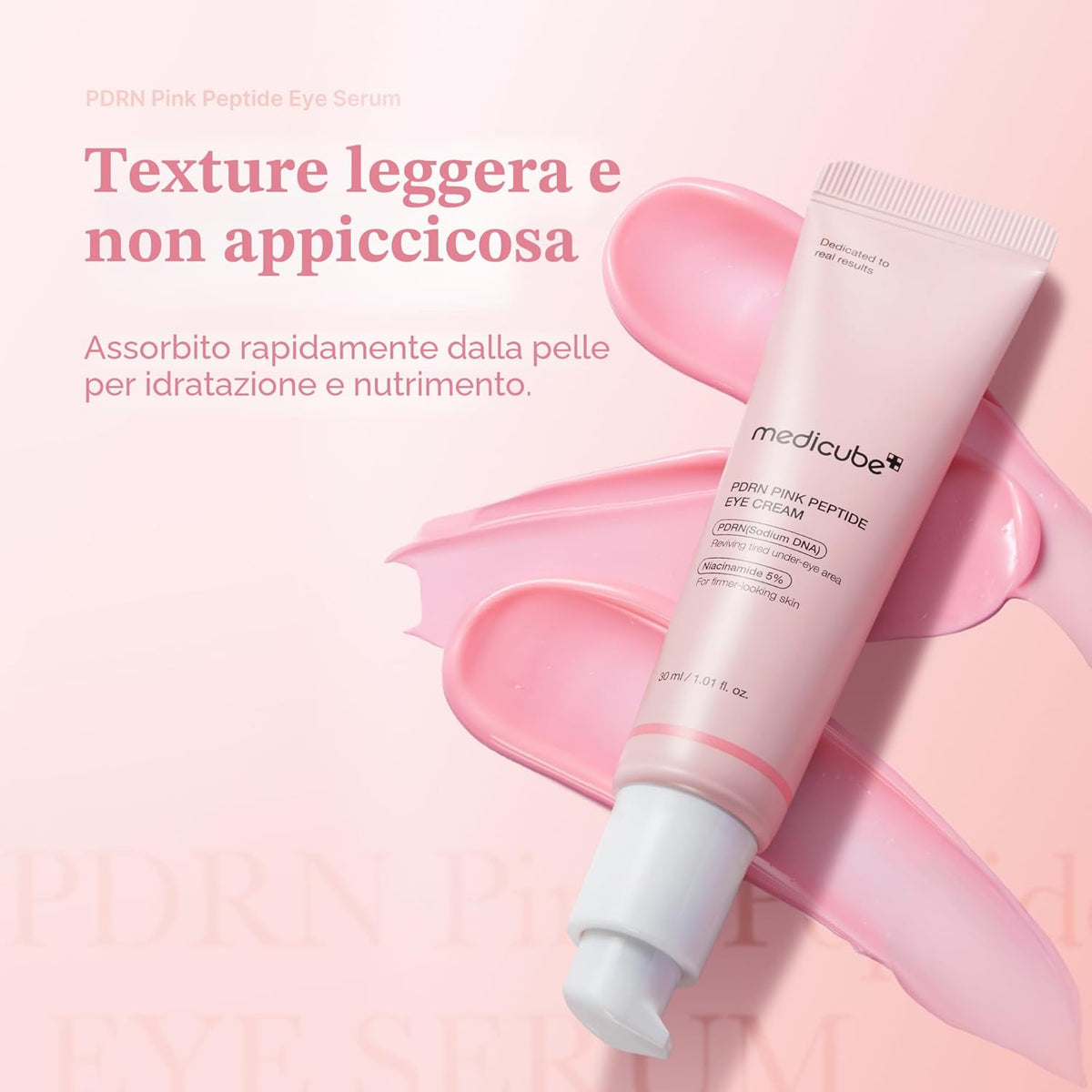 Medicube Eye Serum PDRN Salmone & Pink Peptides — Contorno Occhi Anti-Età