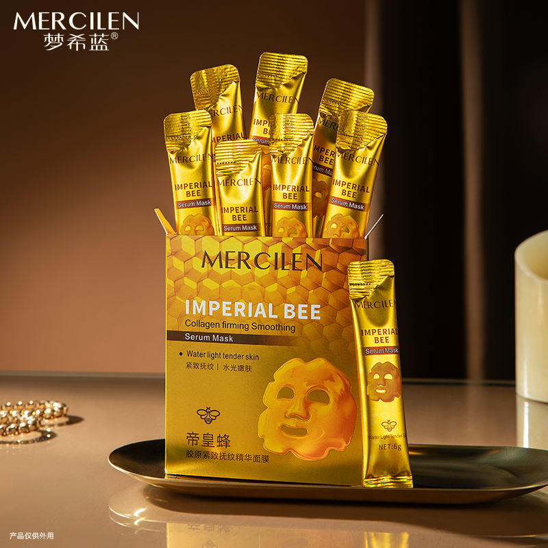 Siero viso Marcilen Essenza Rassodante Antirughe Emperor Propolis, trattamento viso energizzante e anti-invecchiamento con propoli