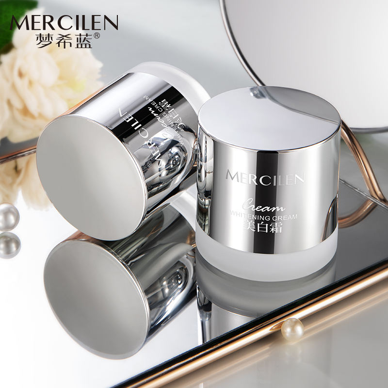 Crema viso sbiancante e idratante Marcilen, crema viso morbida e luminosa con texture leggera, ideale per la cura della pelle.