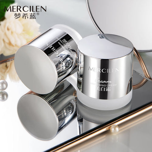 Crema viso sbiancante e idratante Marcilen, crema viso morbida e luminosa con texture leggera, ideale per la cura della pelle.