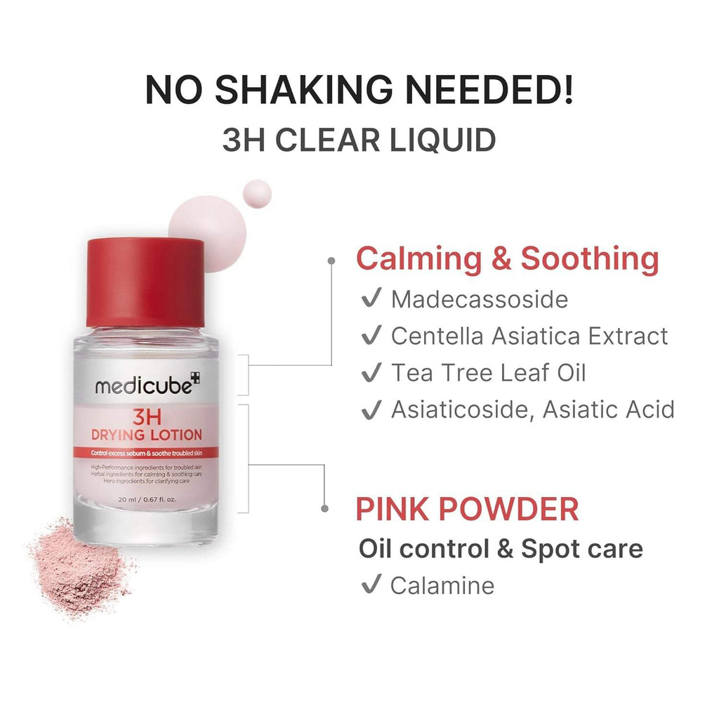 Medicube – 3H Overnight Drying Lotion | Trattamento Anti-Brufoli K-Beauty