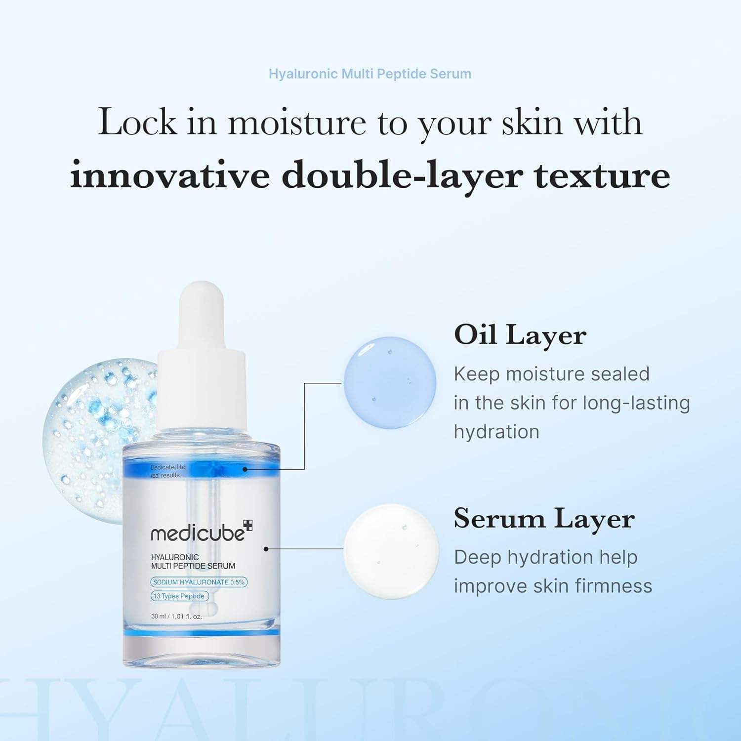 Medicube – Hyaluronic Acid Serum 30ml | Siero Idratante K-Beauty
