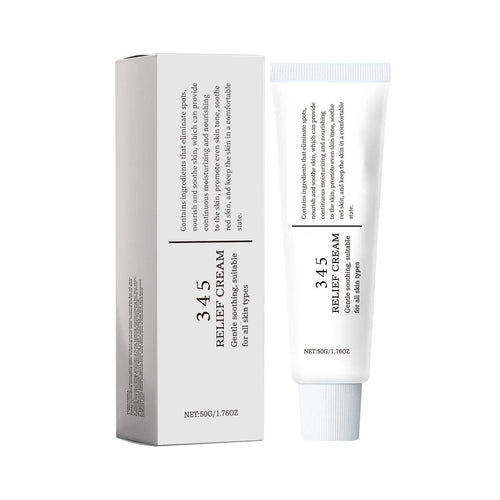 Crema viso lenitiva e idratante MG store, prodotto vegano di skincare coreana, con texture cremosa e ingredienti naturali