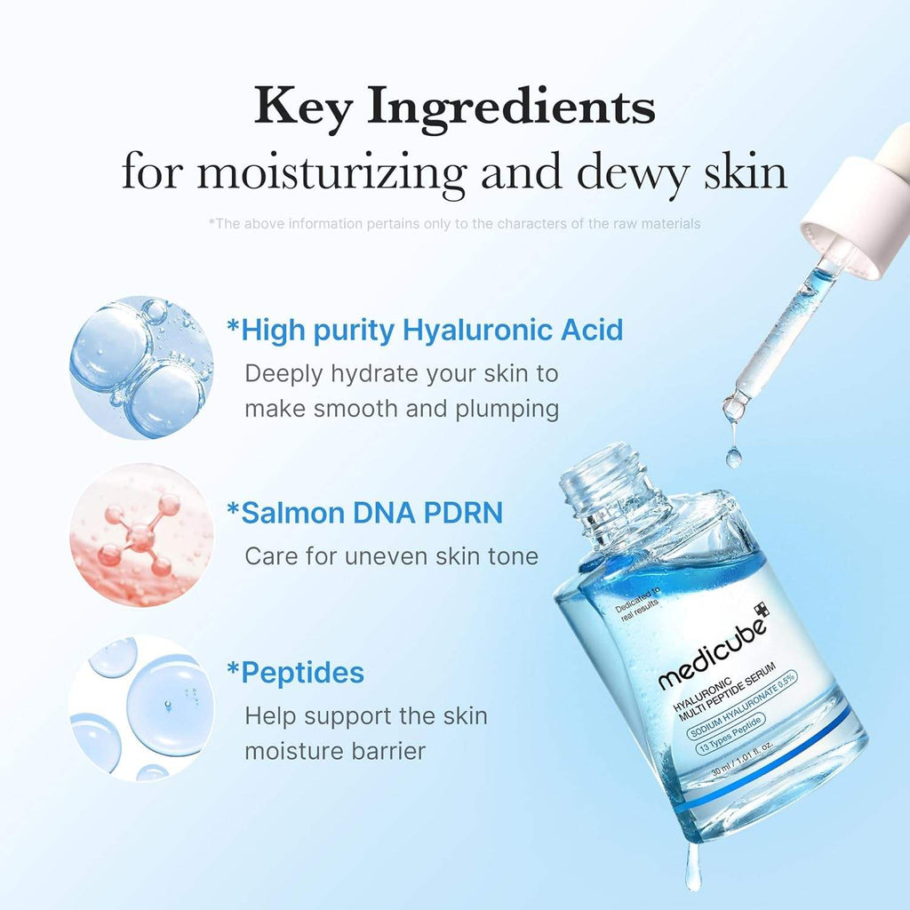 Medicube – Hyaluronic Acid Serum 30ml | Siero Idratante K-Beauty