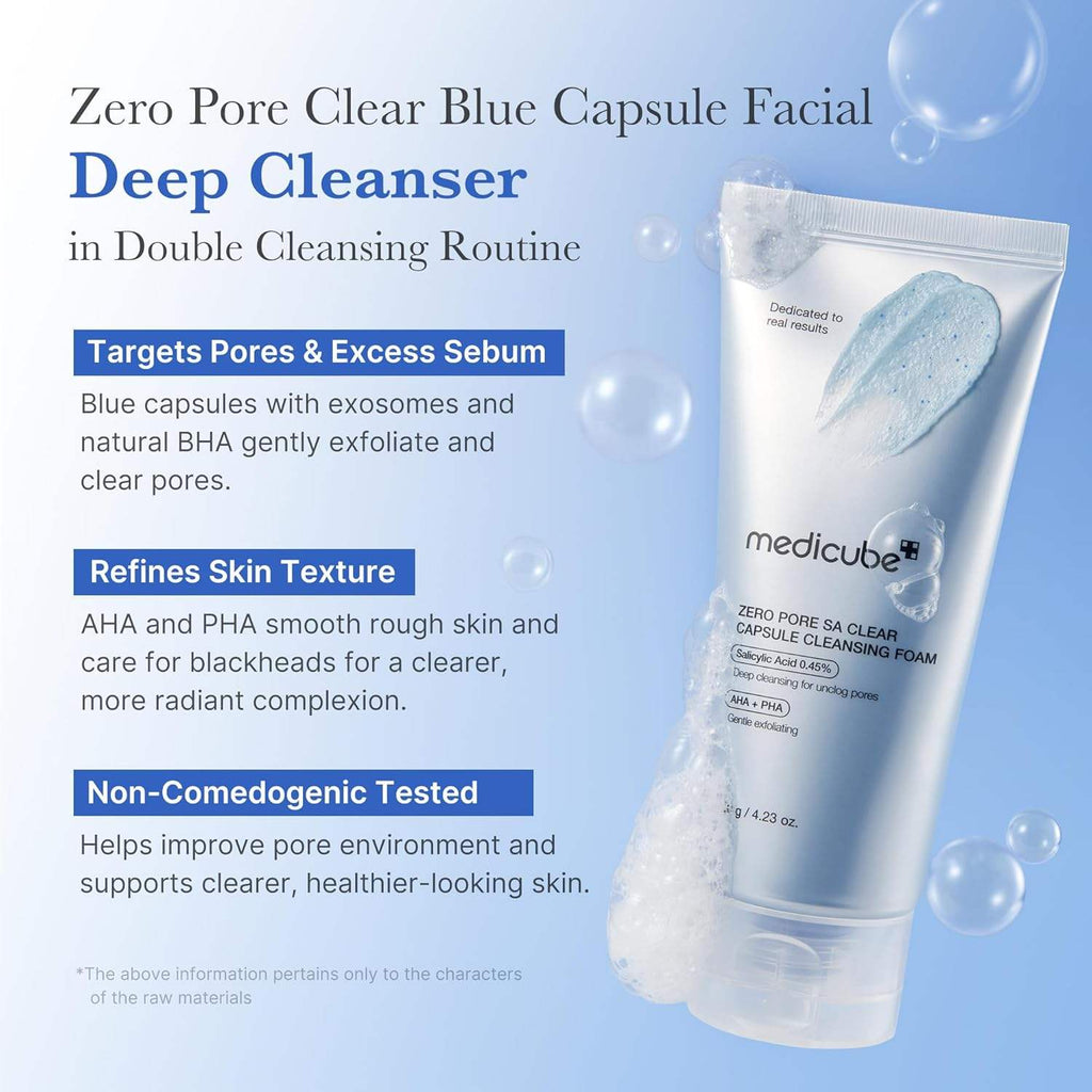 Medicube – Zero Pore Cleansing Foam | Detergente Viso Pori K-Beauty