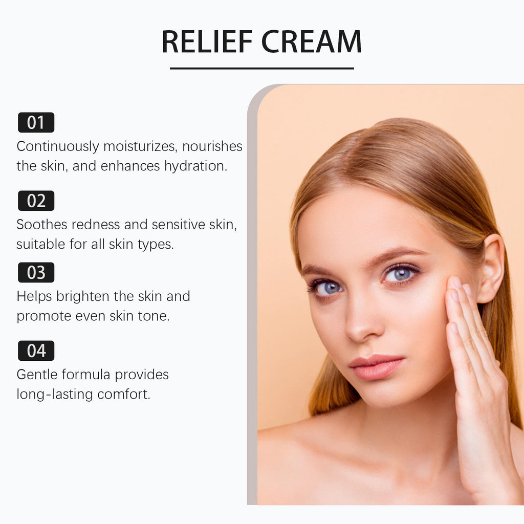 Crema viso lenitiva e idratante della skincare coreana vegana, texture cremosa e delicata per la pelle del viso.