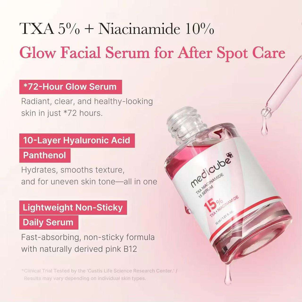 Medicube – TXA + Niacinamide 15 Serum 30ml | Siero Schiarente K-Beauty