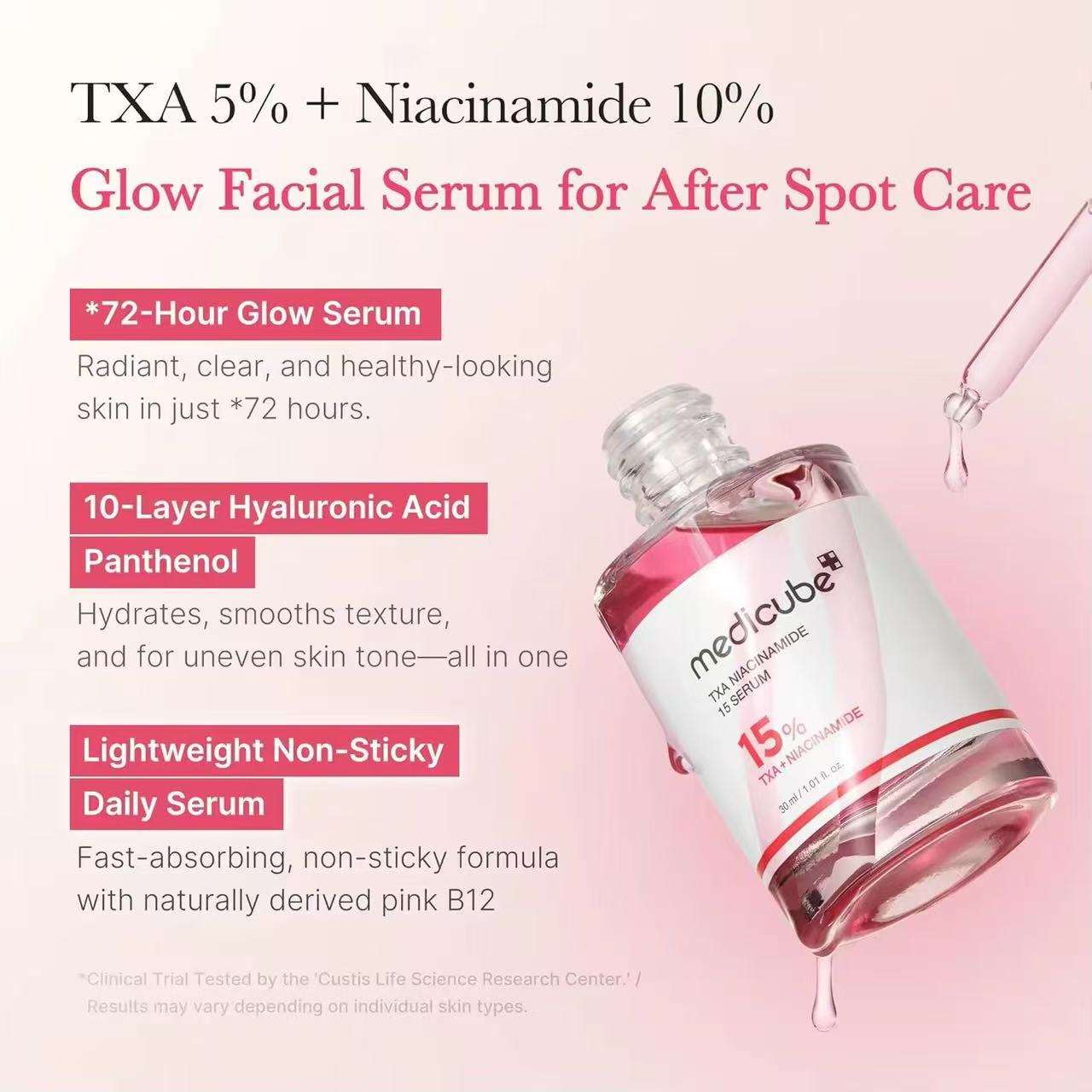 Medicube – TXA + Niacinamide 15 Serum 30ml | Siero Schiarente K-Beauty