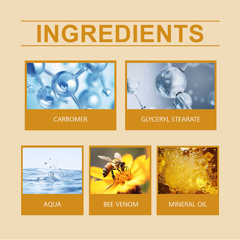 Crema viso anti-età Ouhoe Bee Venom Effetto Botox di MG store, confezione con crema idratante e antirughe per il viso.
